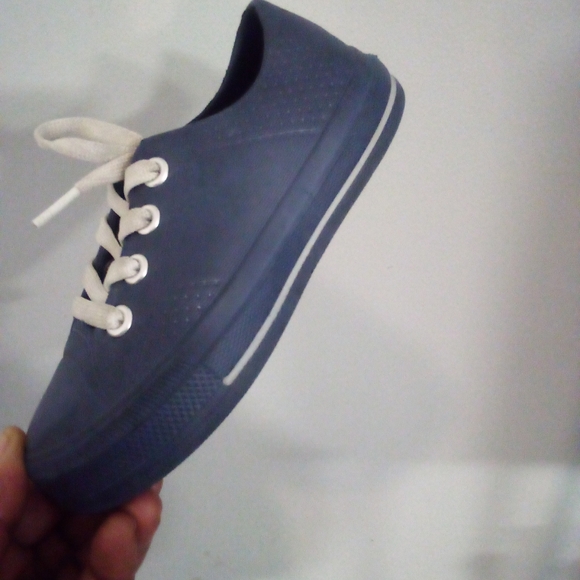 Other - Blue Sneakers with White Laces Size 10